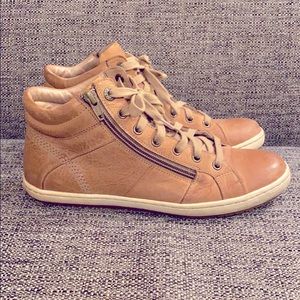 Leather Taos high tops